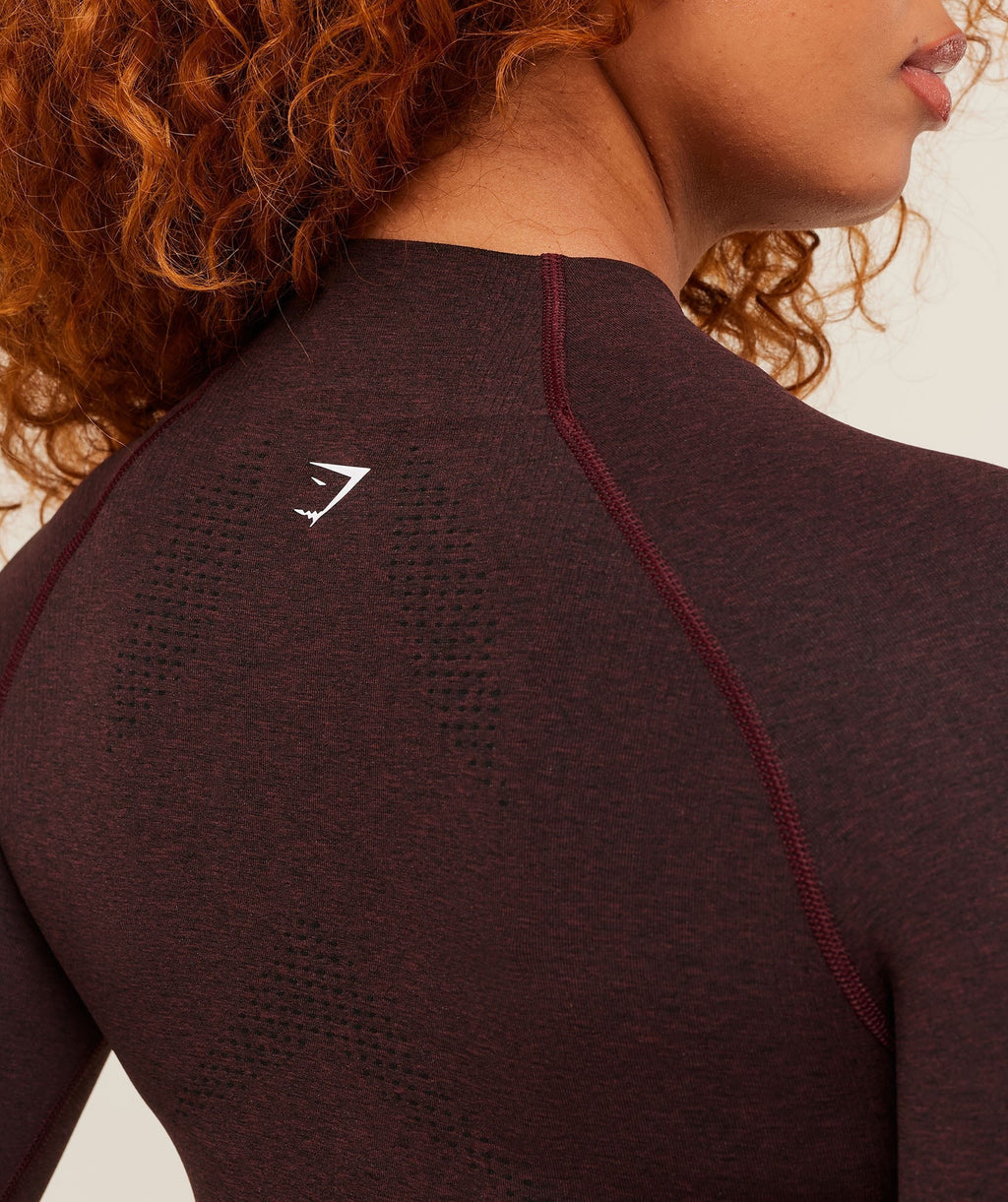 Vital Seamless Midi Zip 2.0 Pullover