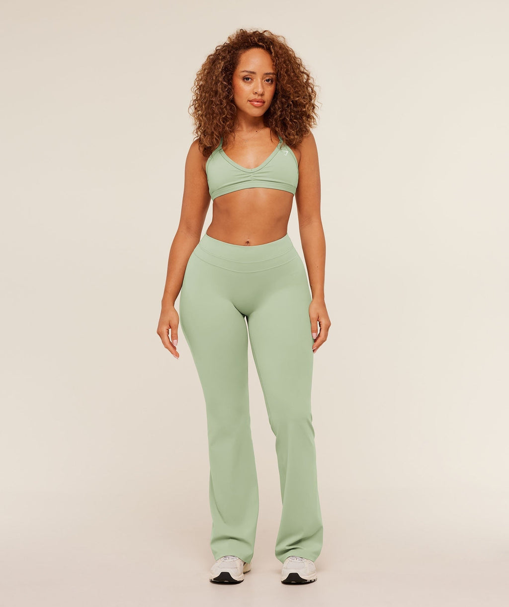 Whitney Mid-High Rise Flared Leggings