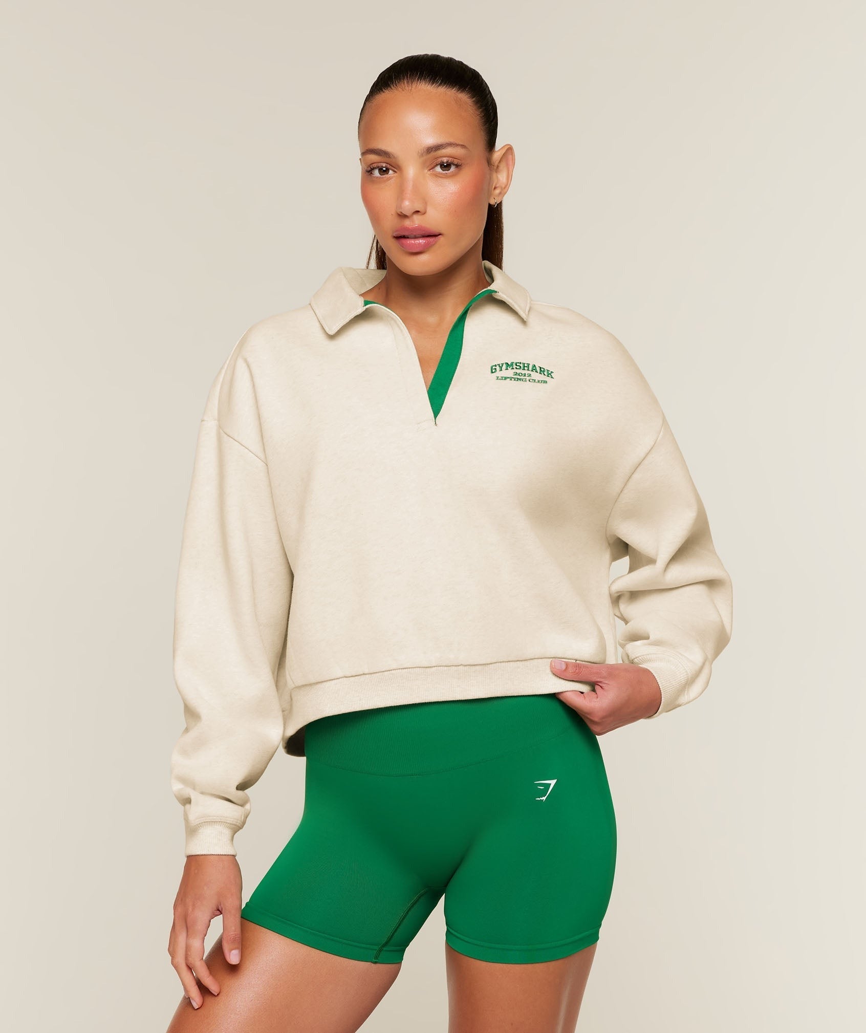 Cosy Campus Polo Sweatshirt