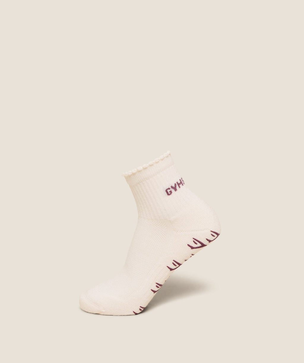Frill Pilates Midi Sock