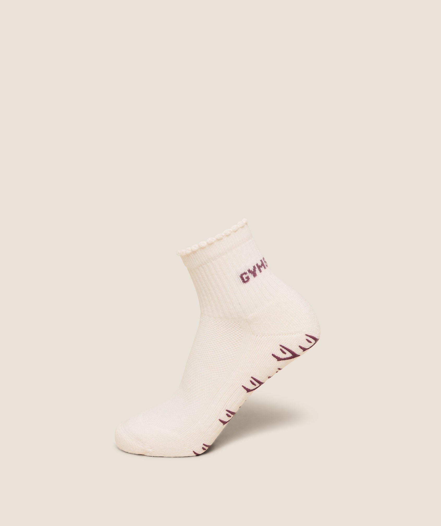 Frill Pilates Midi Sock