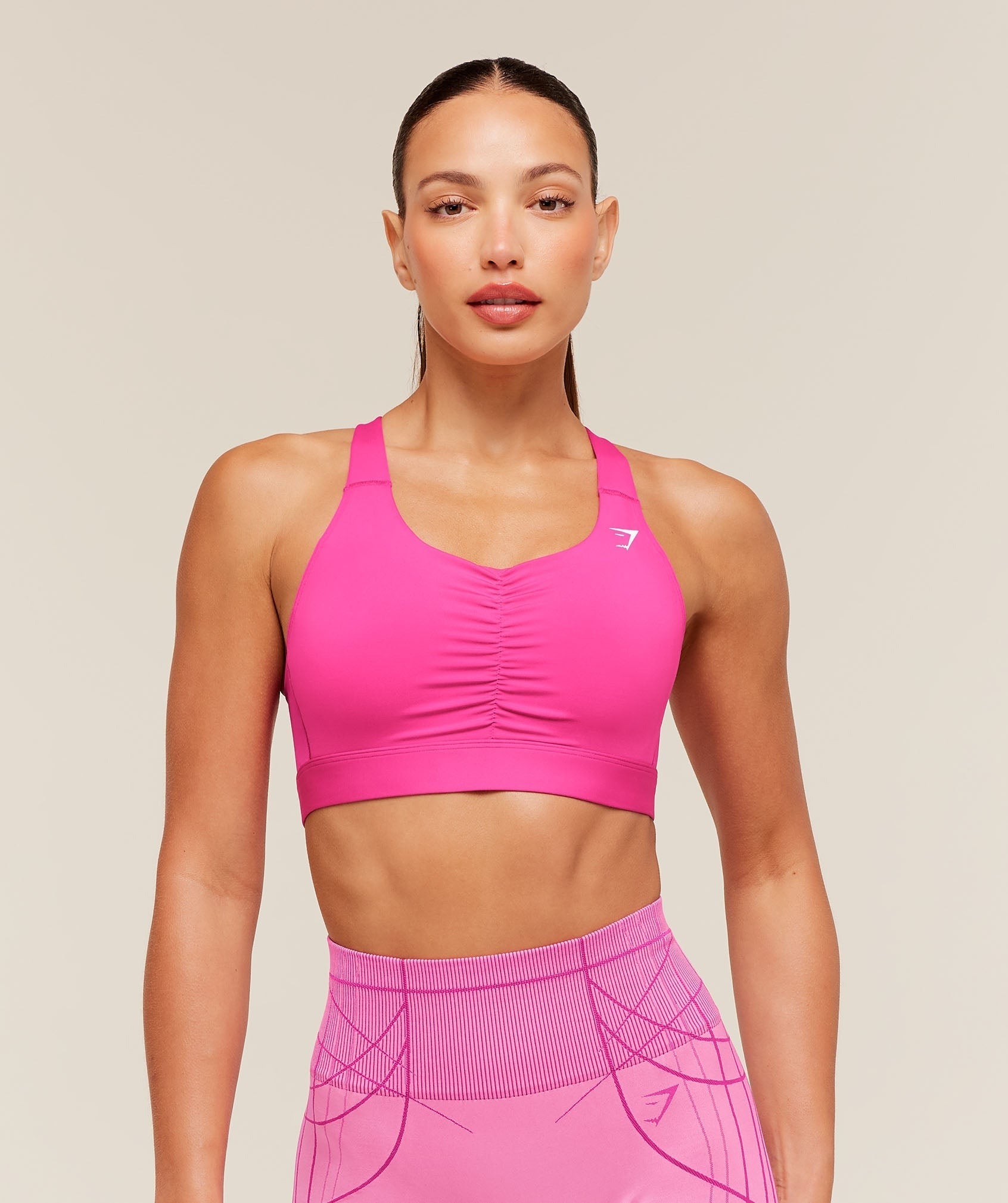High Support Ruched Sports Bra