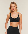 Ruched Strappy Sports Bra