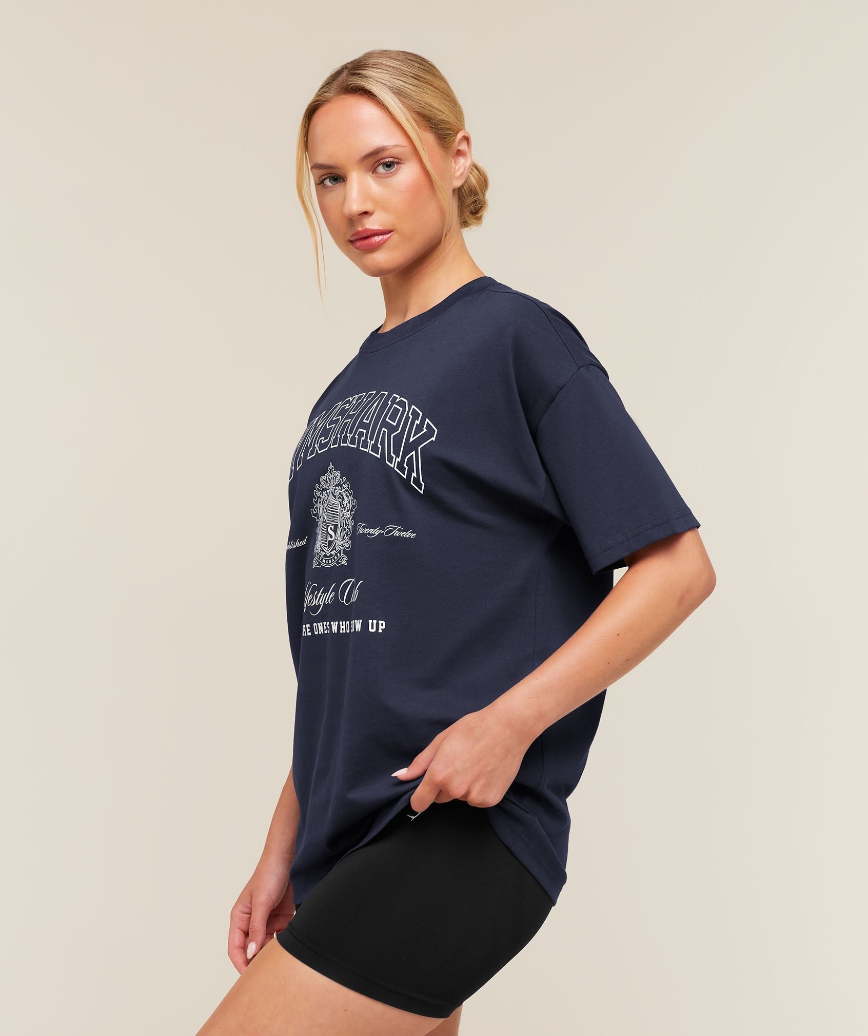College Crest Graphic T-Shirt