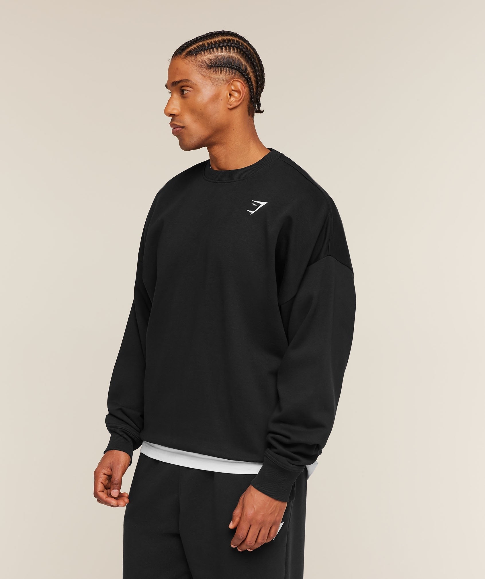 Oversized Crest Crew