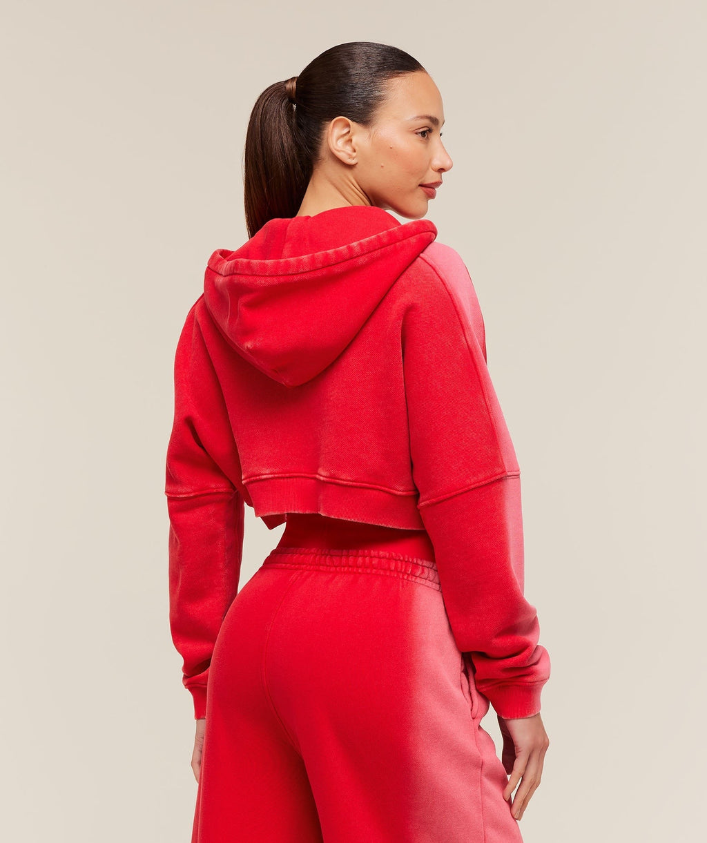 Pump Washed Zip Through Hoodie