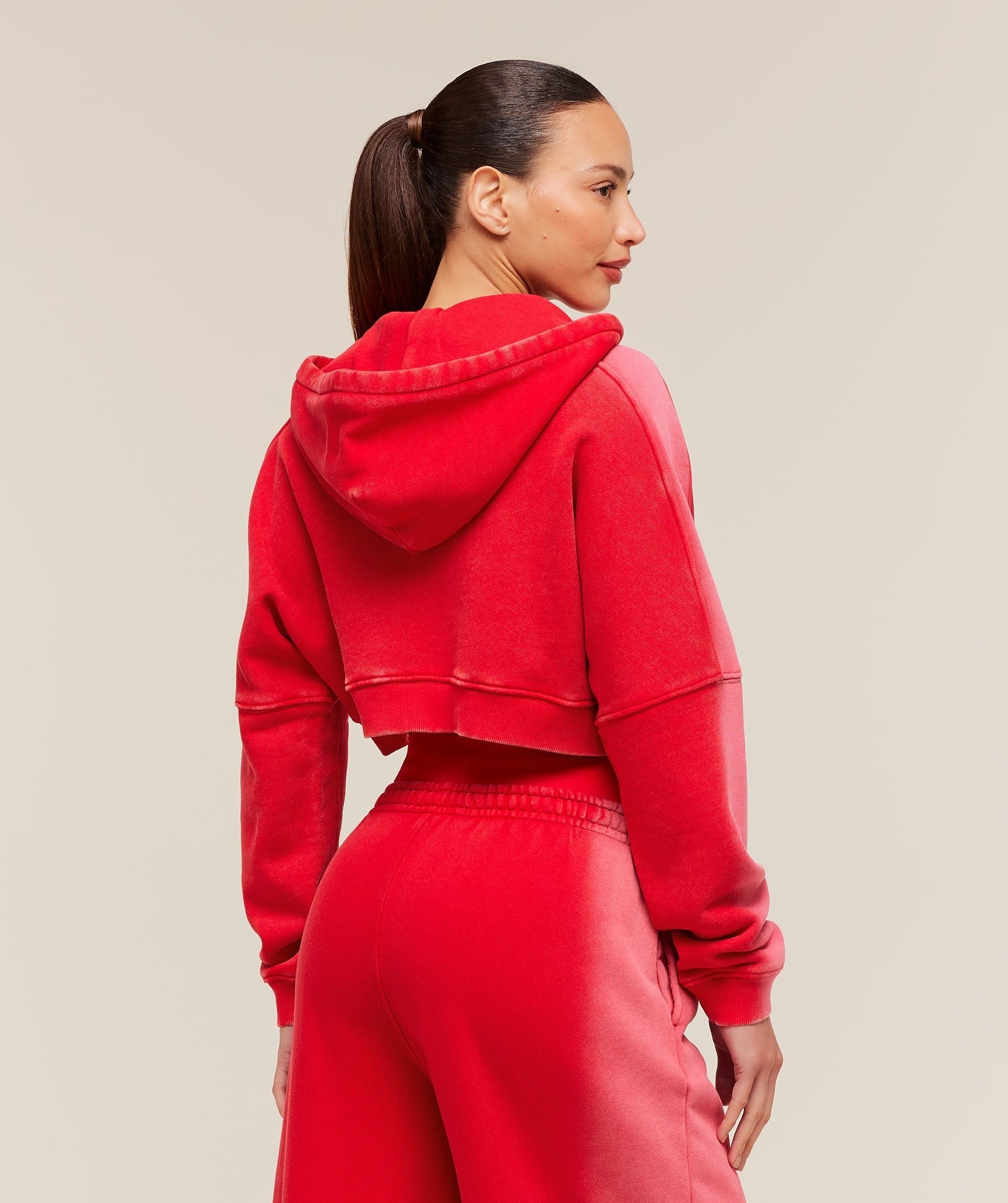 Pump Washed Zip Through Hoodie
