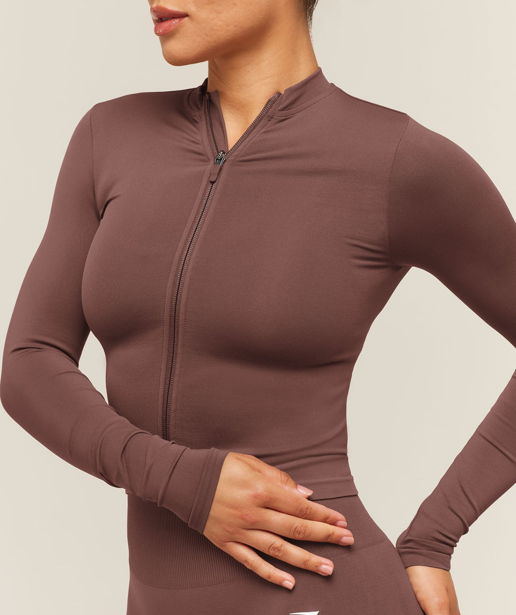 Everyday Seamless Zip Tracktop
