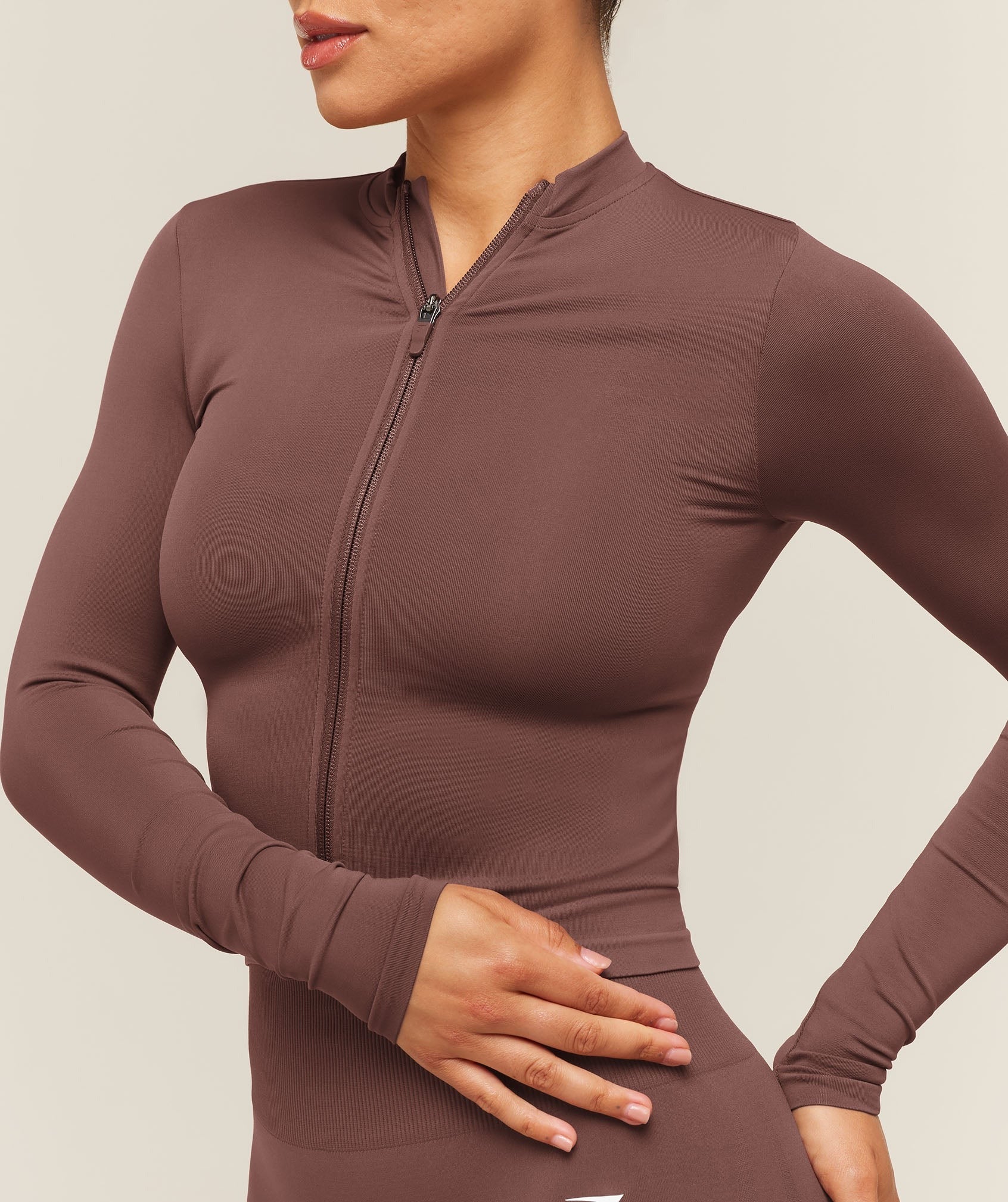 Everyday Seamless Zip Tracktop