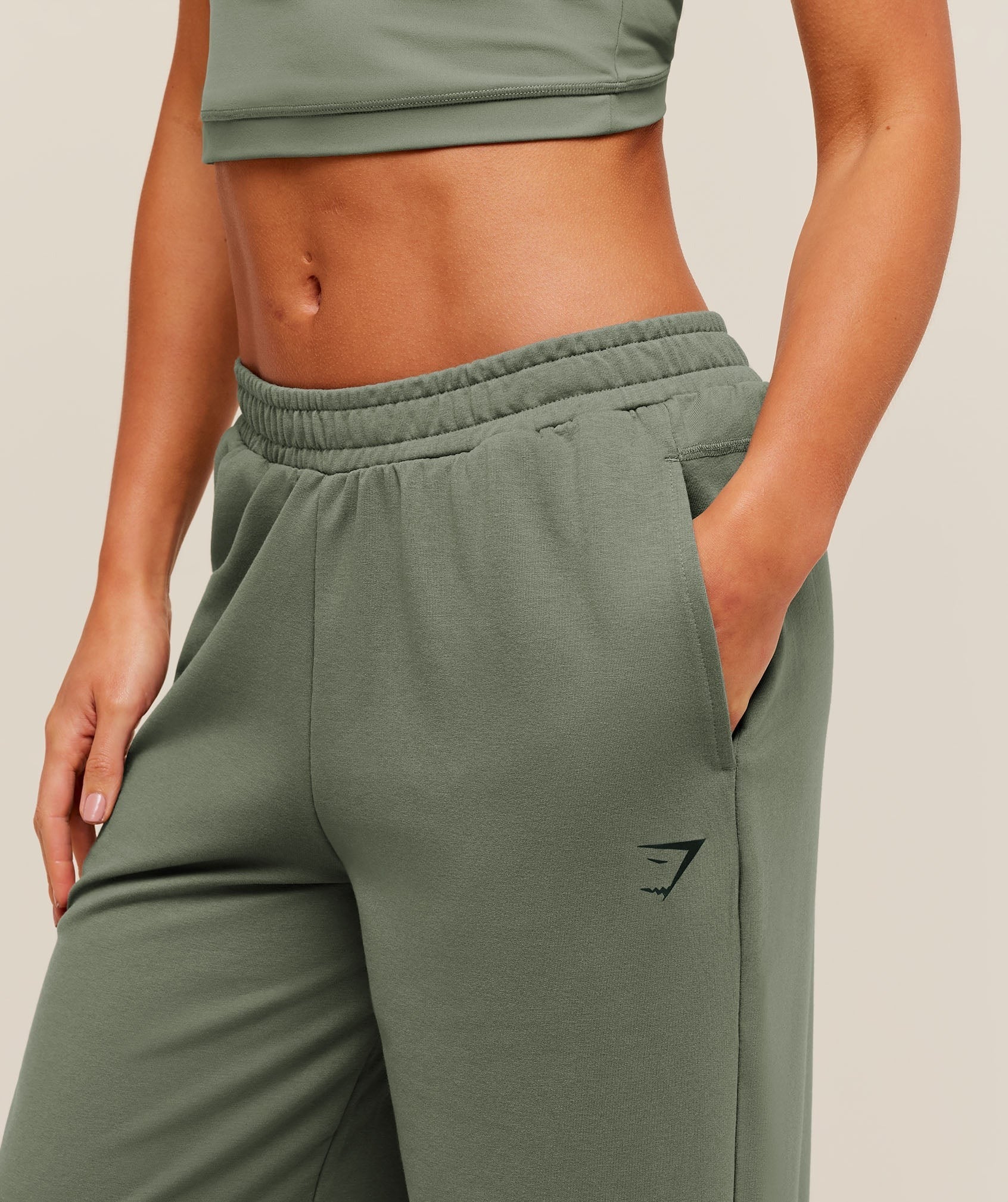 Lifting Dipped Waistband Pants
