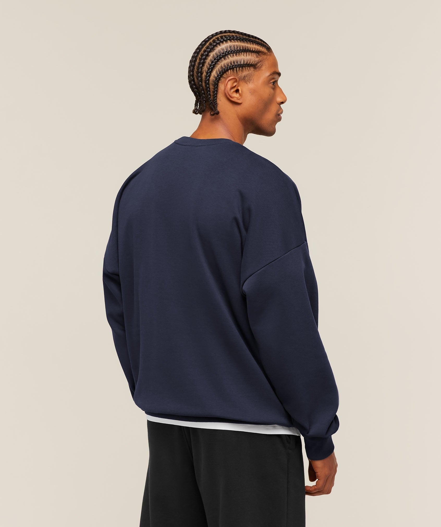Oversized Crest Crew