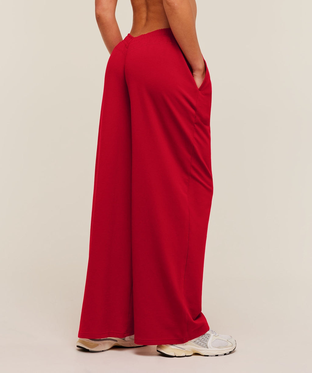 Lifting Dipped Waistband Pants