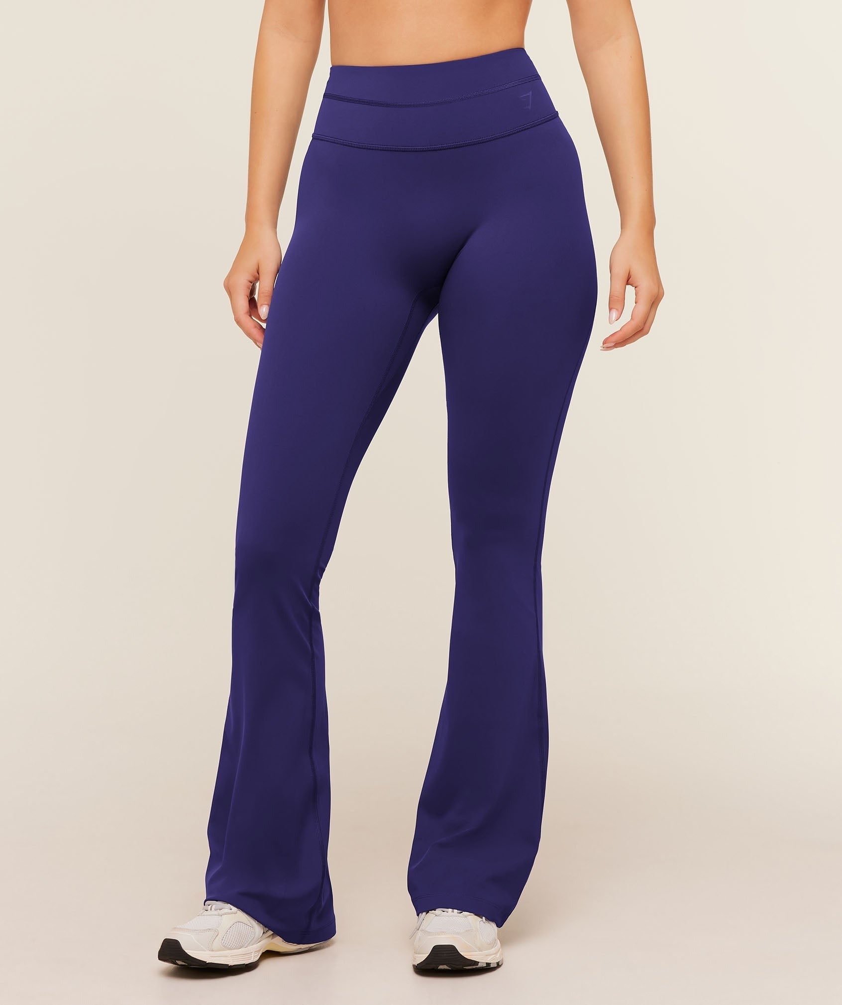 Crossover Back Flared Leggings