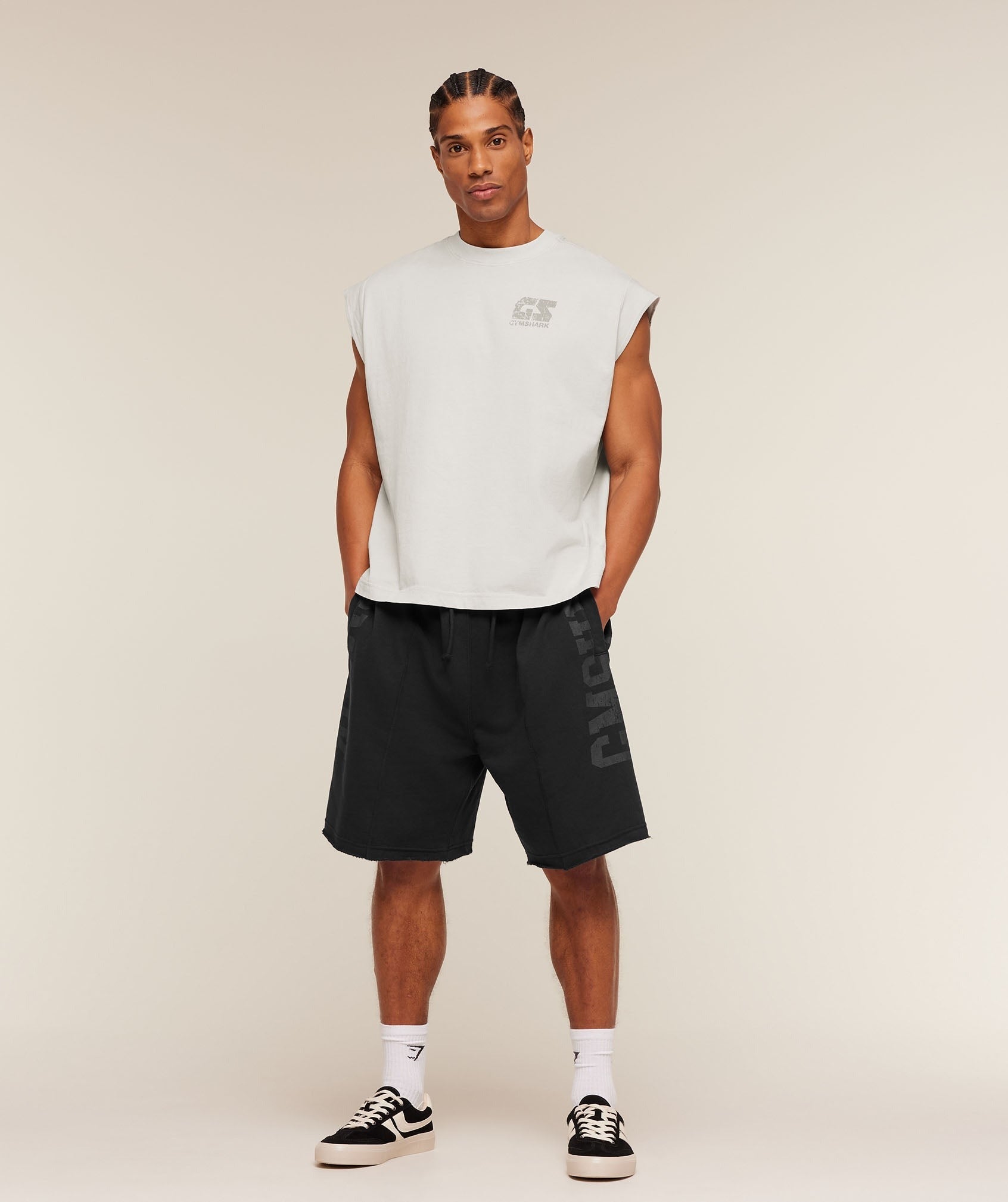 Accent Graphic Sweat Shorts