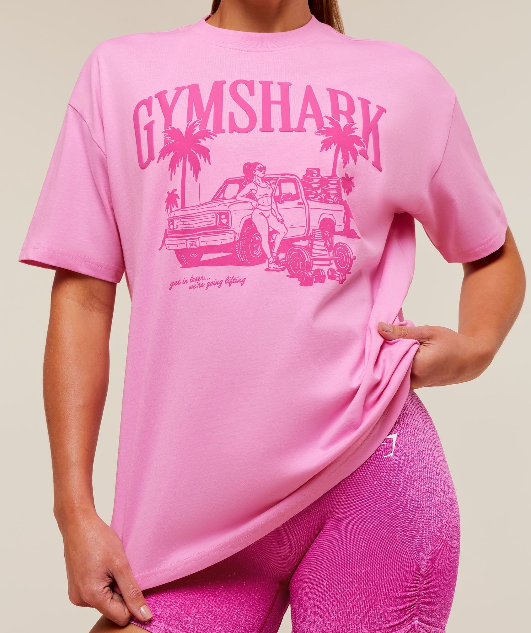 Pick Up Truck Graphic Short Sleeve T-Shirt