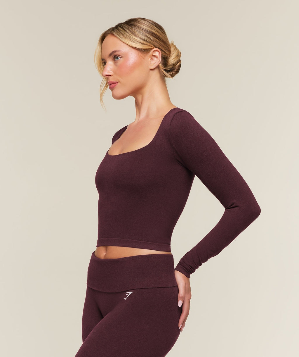 CottonMove™ Midi Long Sleeve Top