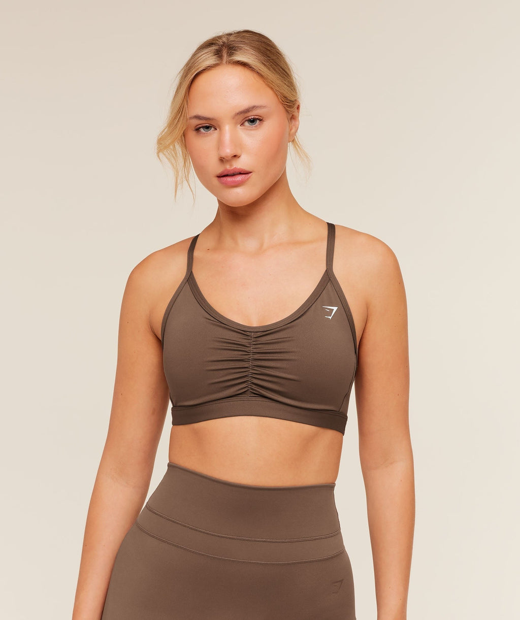Ruched Sports Bra