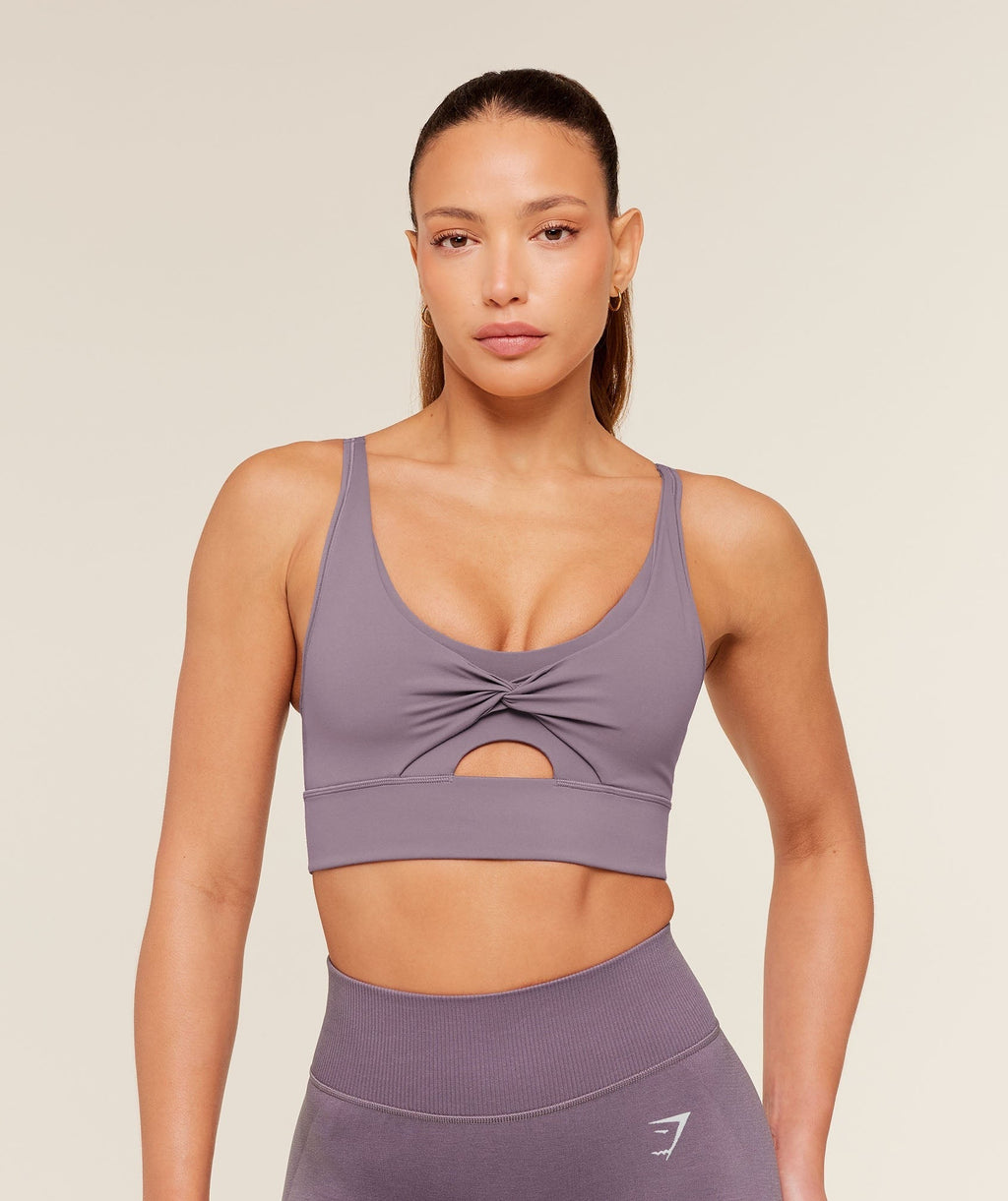 Twist Front Sports Bra