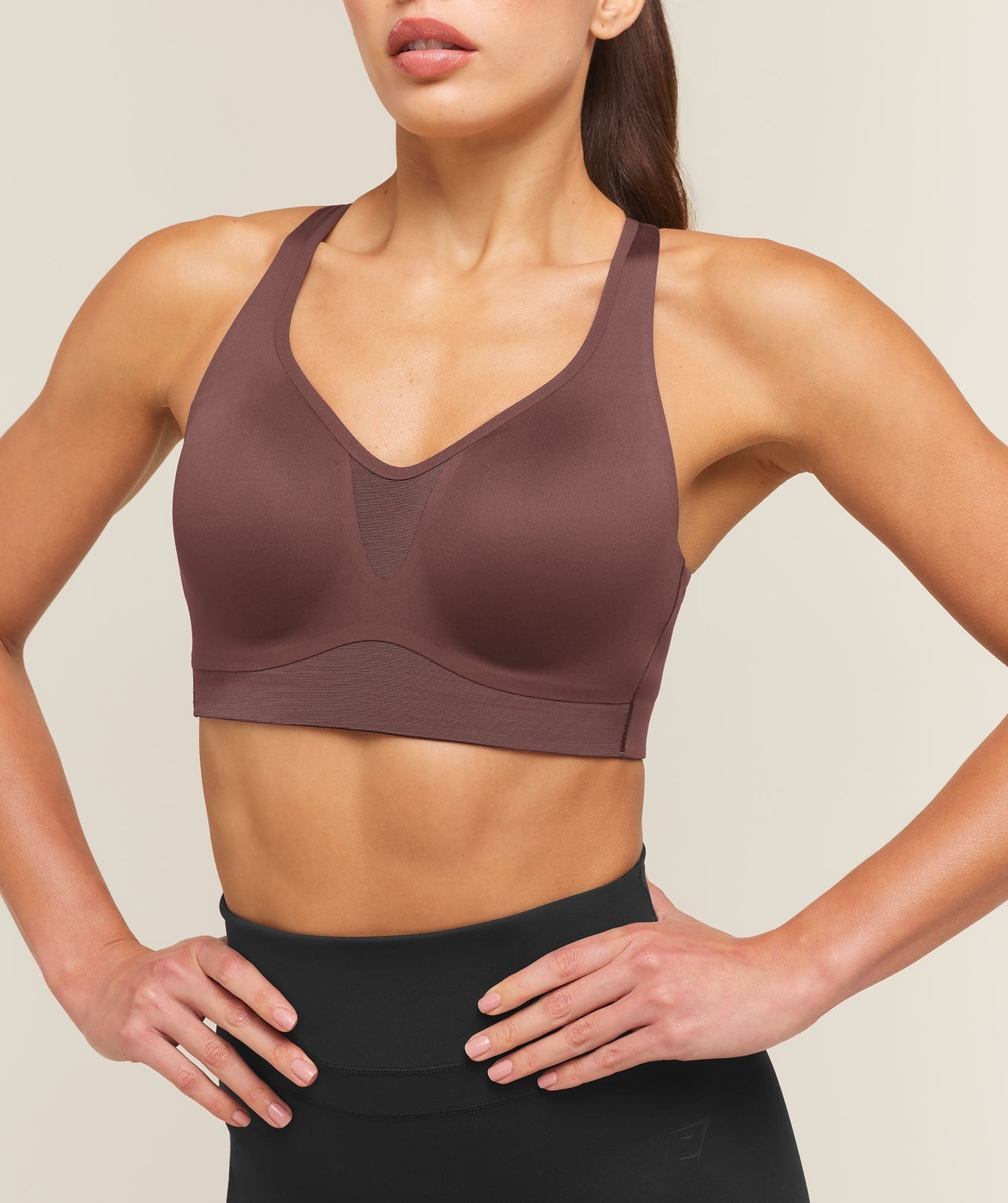 High Support V-Neck Sports Bra