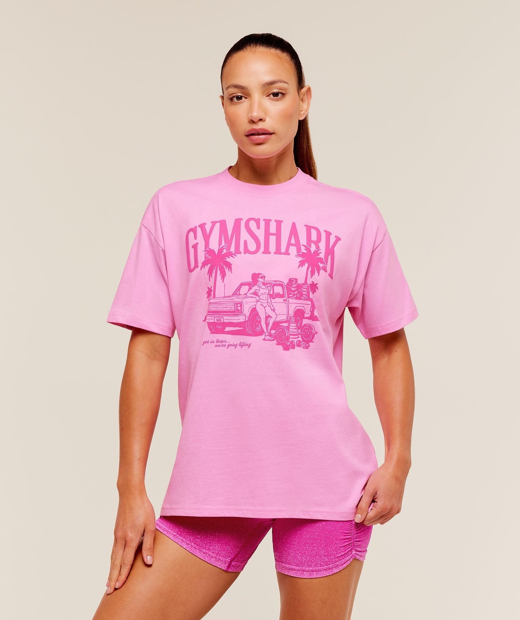 Pick Up Truck Graphic Short Sleeve T-Shirt