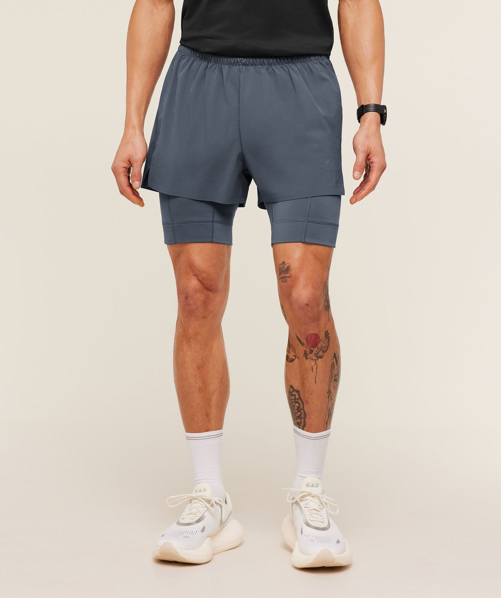 Running Elite 2 in 1 5" Shorts
