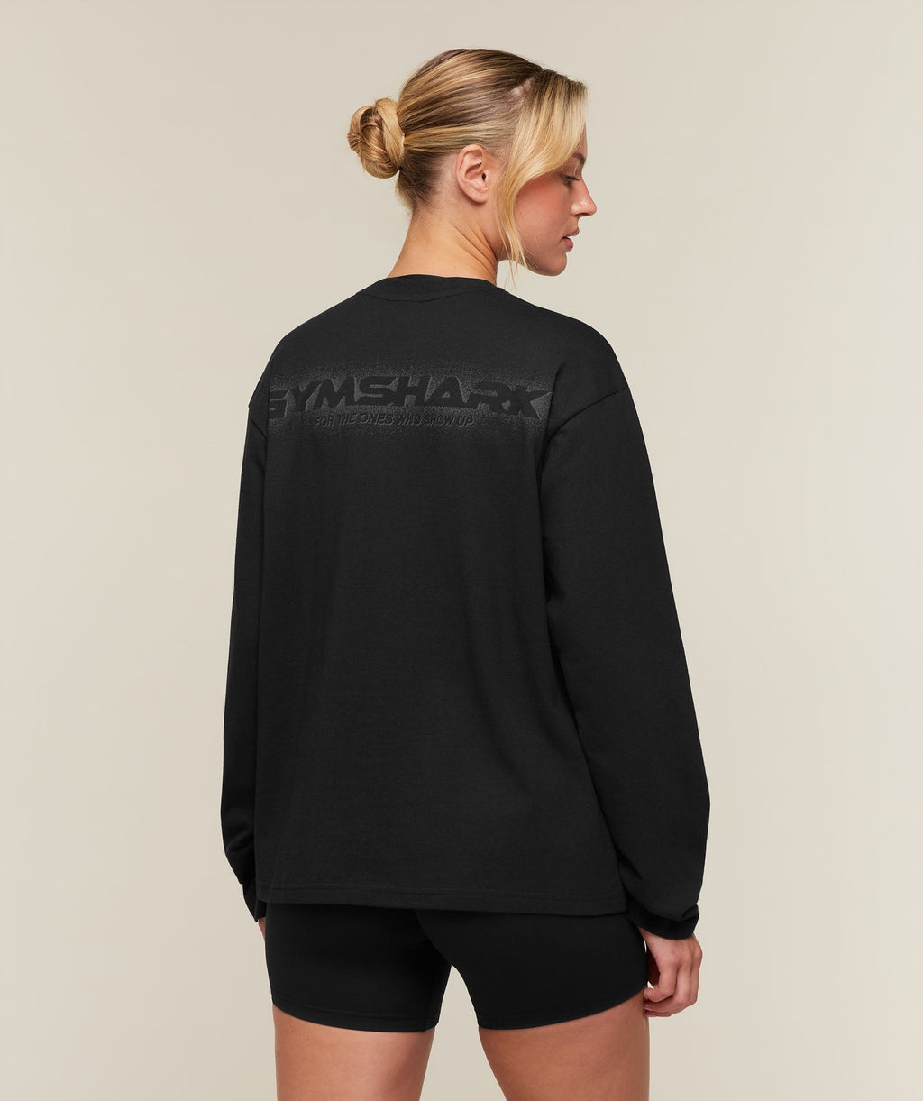 For The Ones Who Show Up Graphic Long Sleeve Top