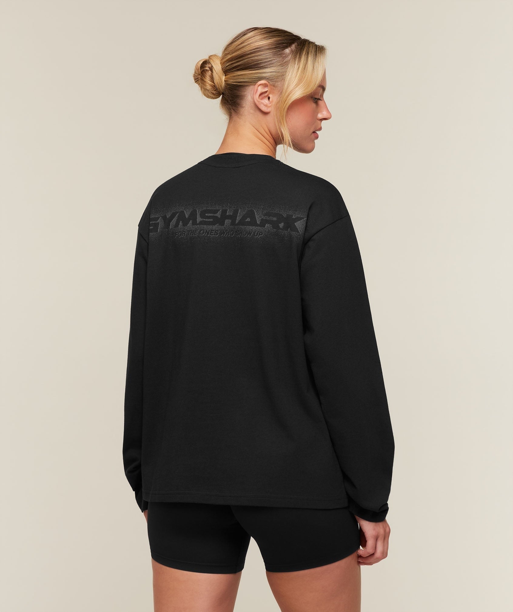 For The Ones Who Show Up Graphic Long Sleeve Top
