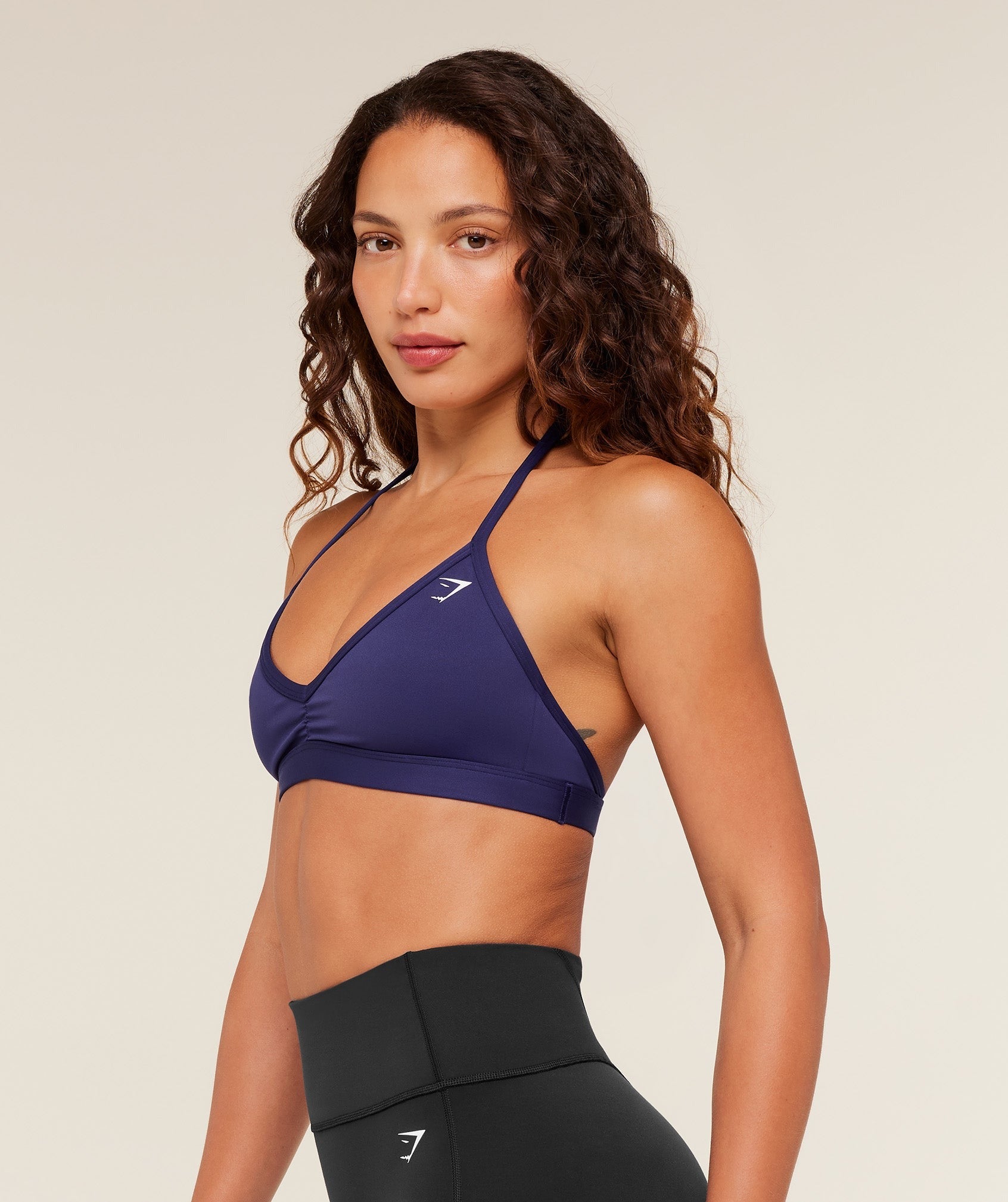 Minimal Halterneck Sports Bra