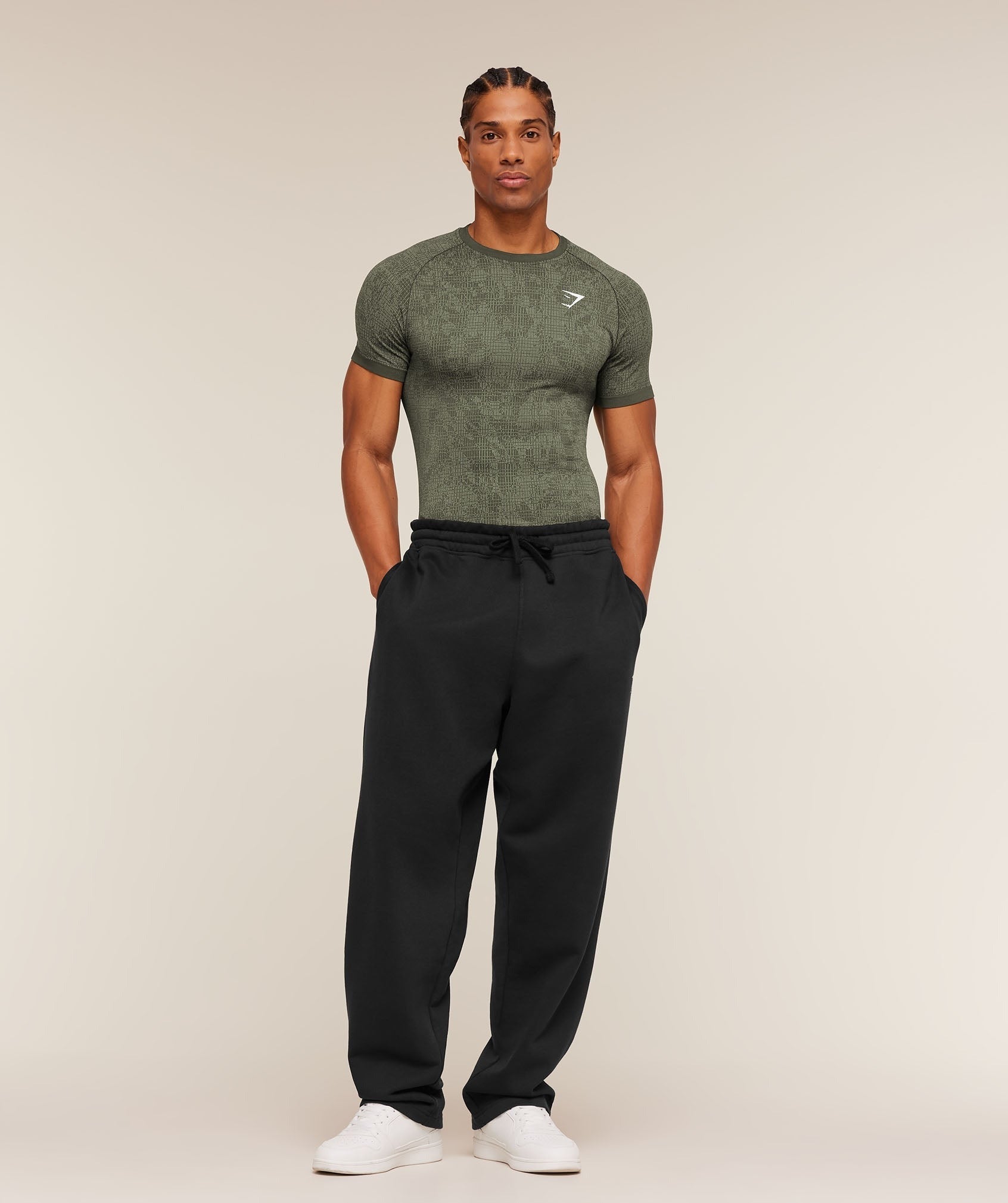Geo Seamless Grid T-Shirt