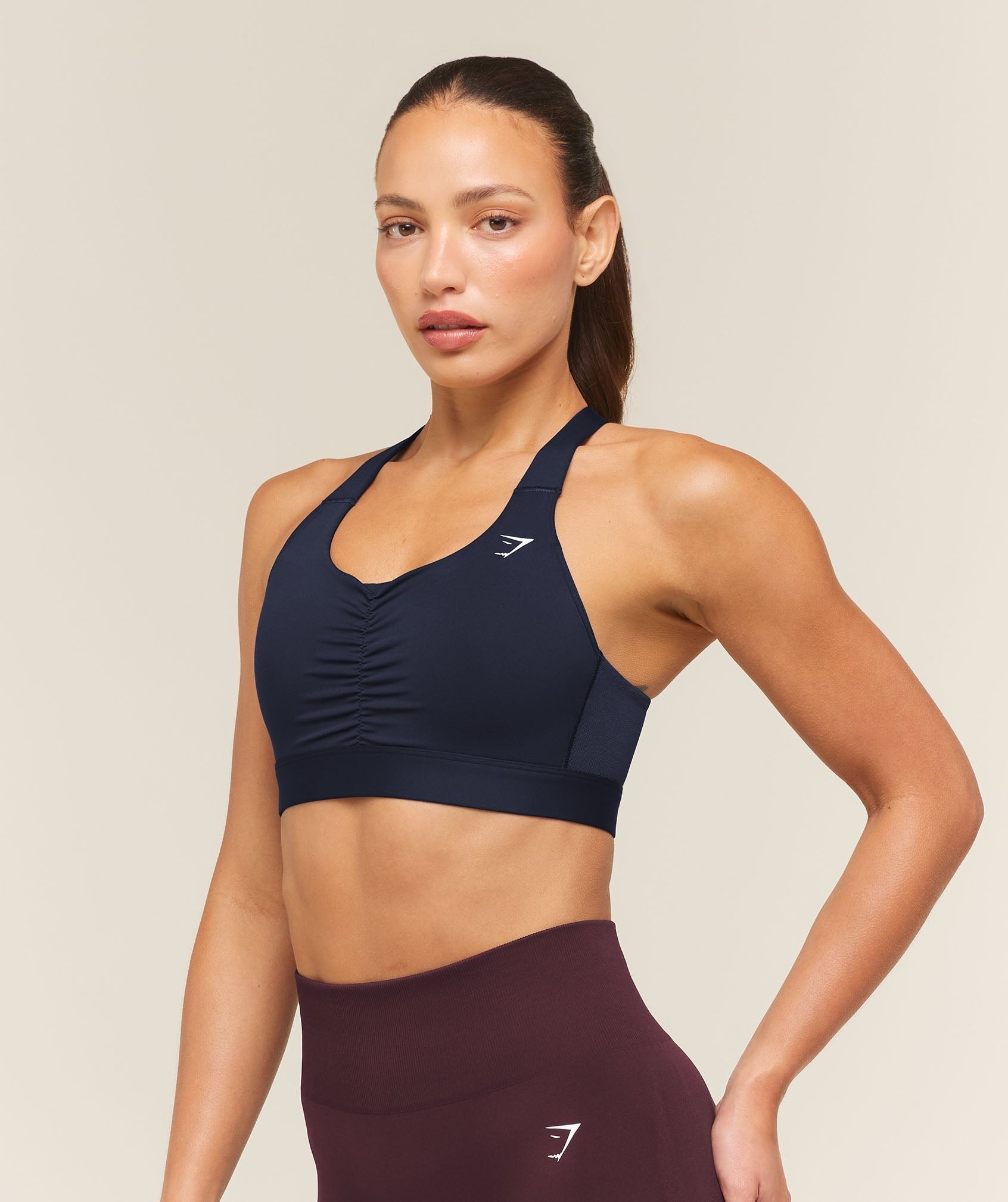 High Support Ruched Sports Bra