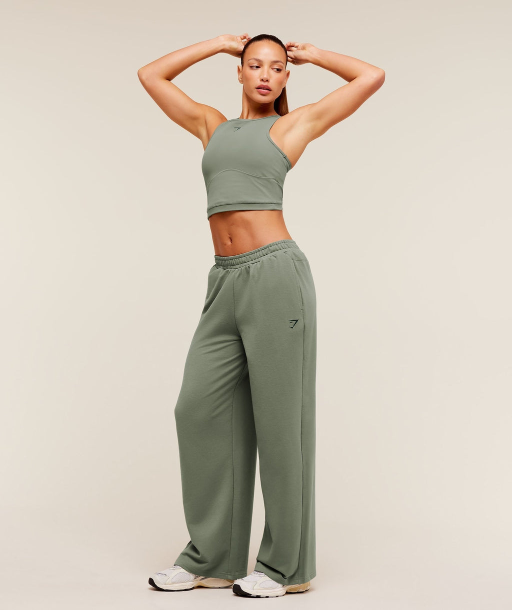 Lifting Dipped Waistband Pants
