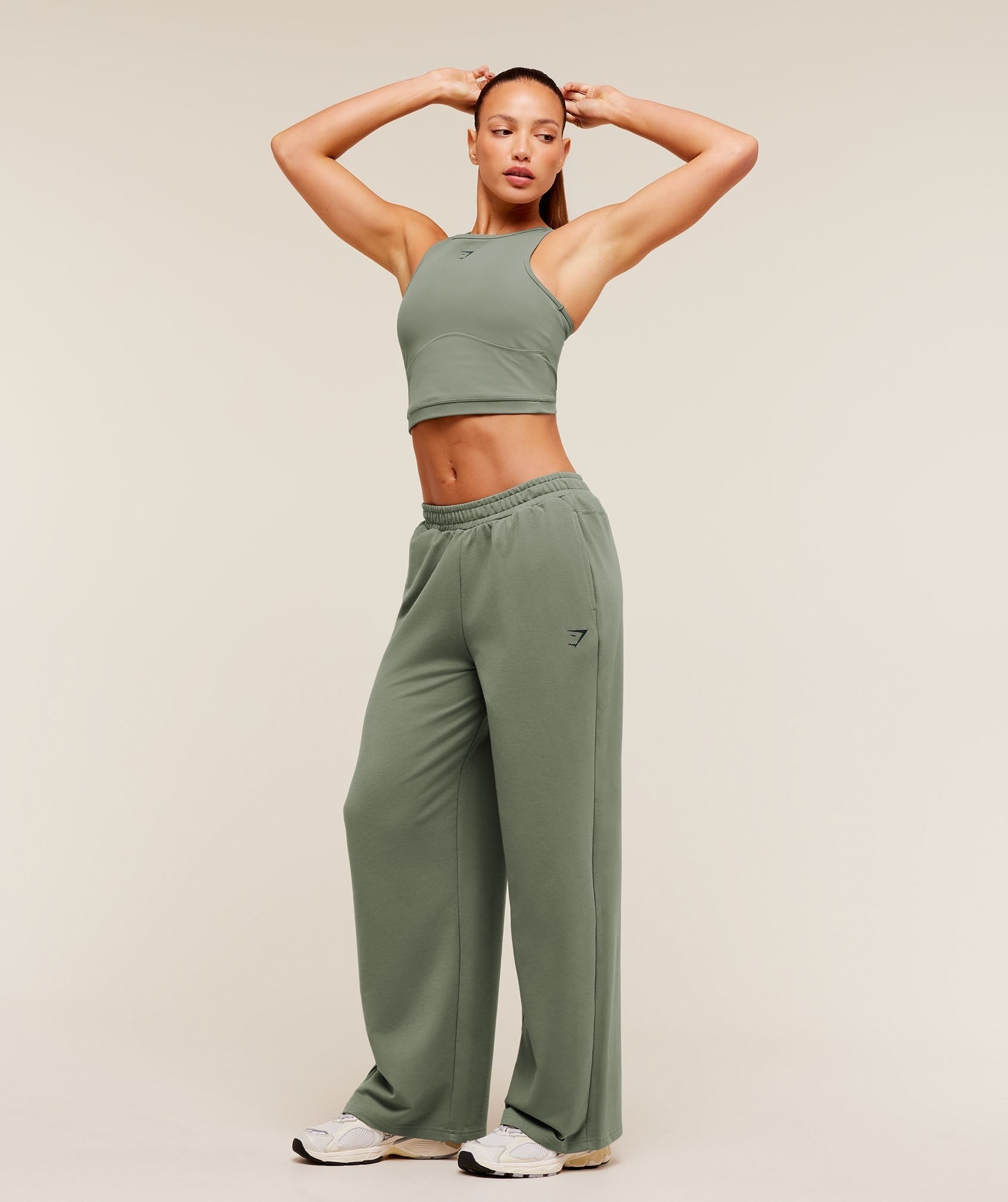 Lifting Dipped Waistband Pants