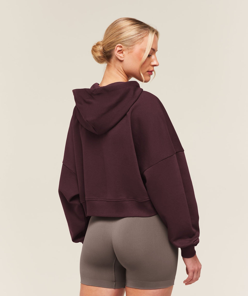 Training Oversized Boxy Zip Through Hoodie