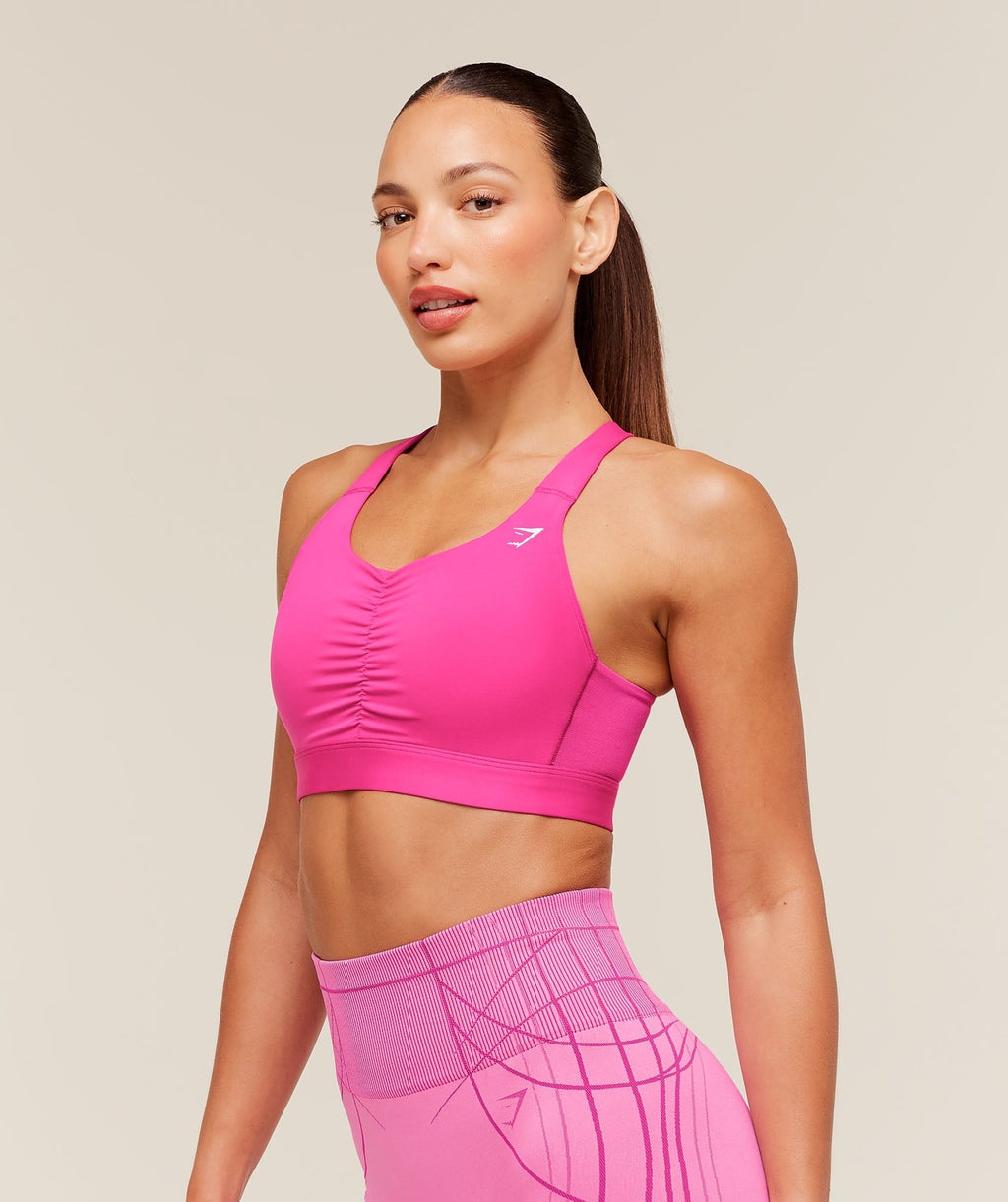 High Support Ruched Sports Bra