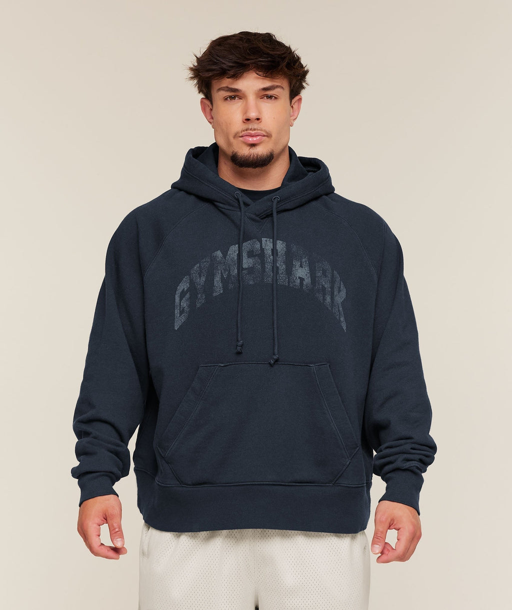 Retro Collegiate Graphic Hoodie