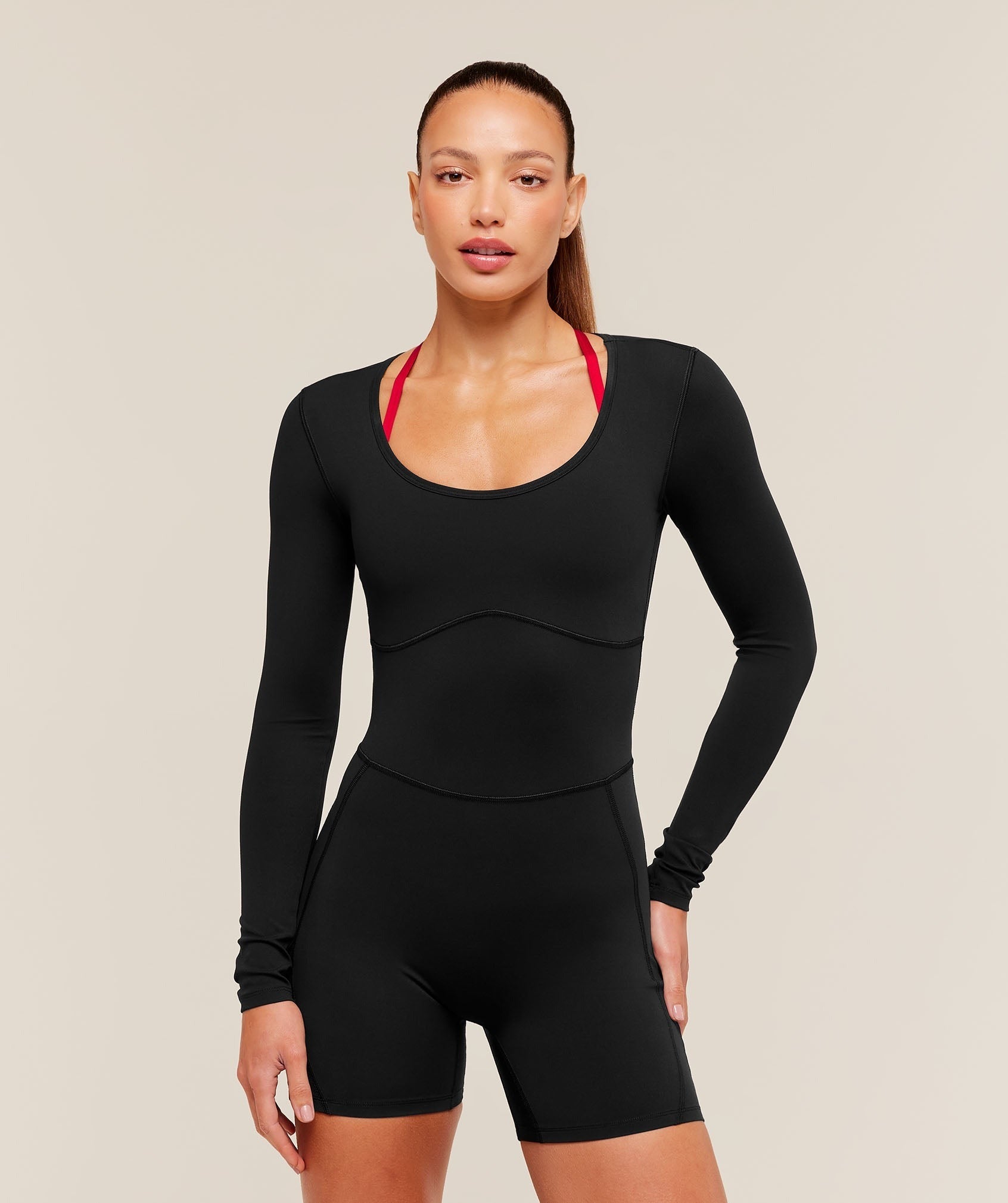 Lifting Dipped Waistband All-In-One