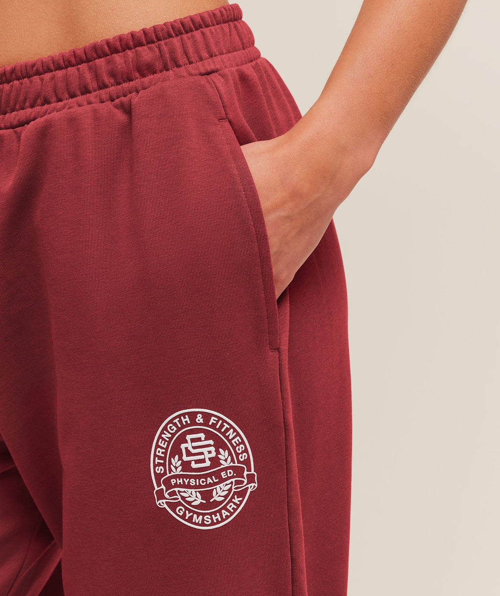 Strength and Fitness Crest Graphic Joggers