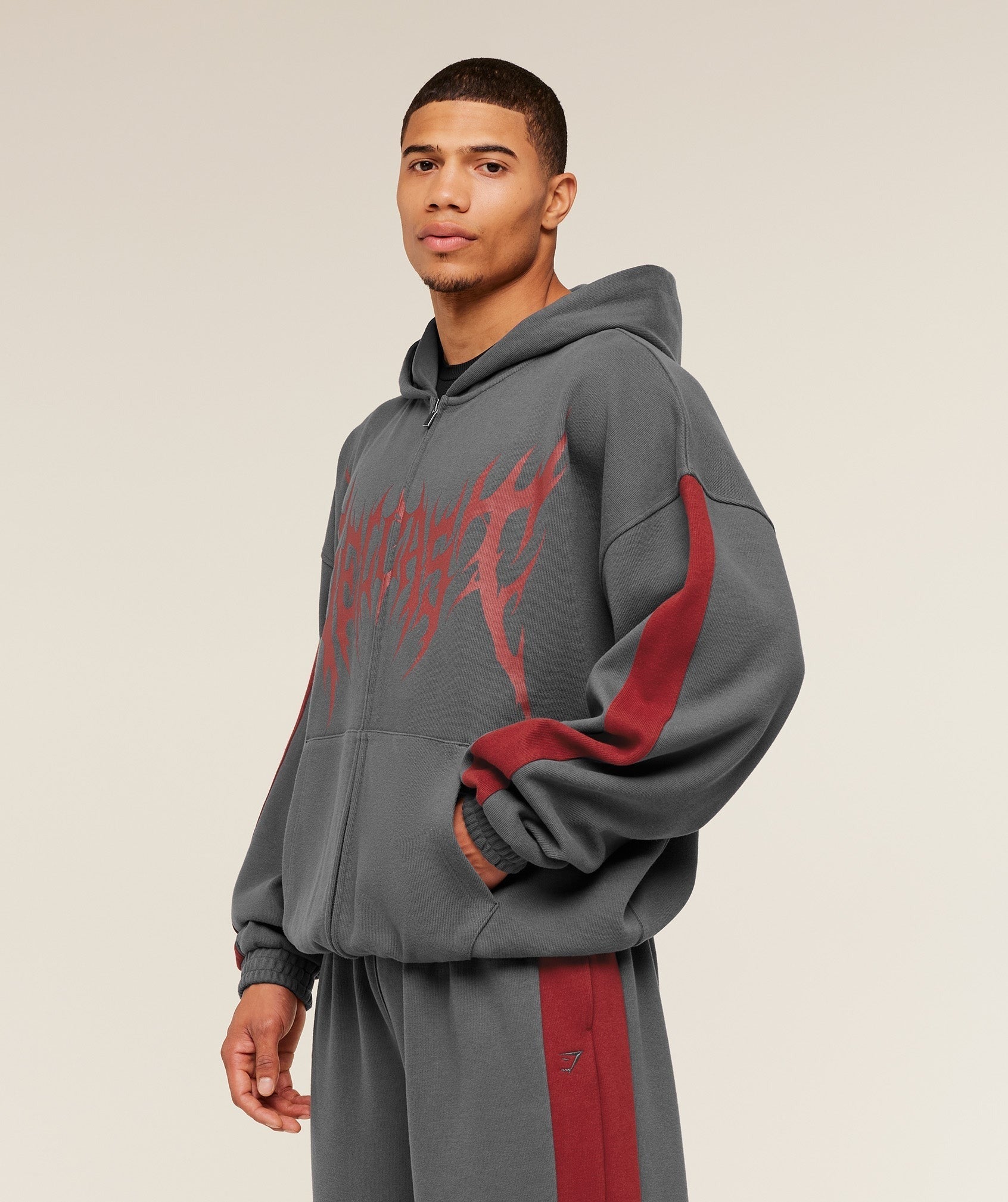 Gymshark x Carlos Belcast Zip Up Hoodie