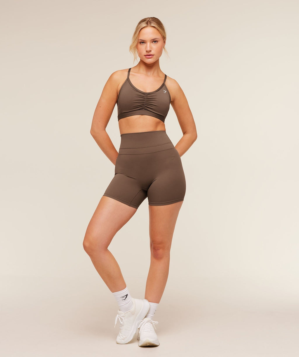 Ruched Sports Bra