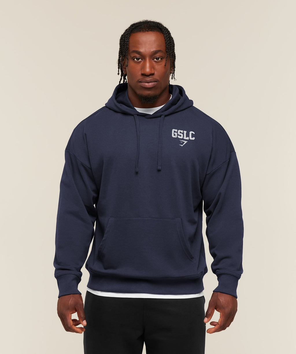Faded Collegiate Graphic Hoodie