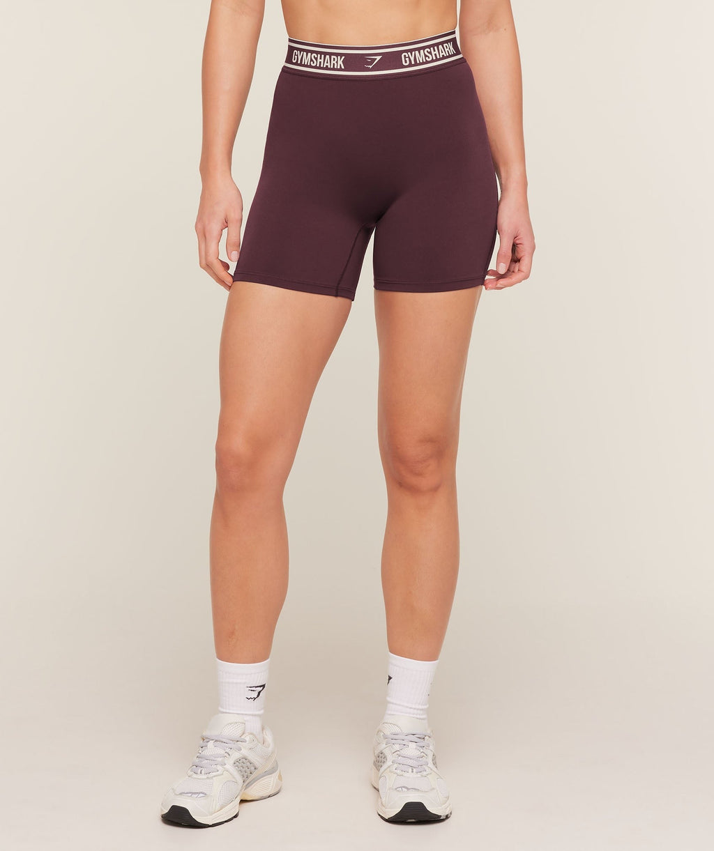 Waistband Logo Shorts
