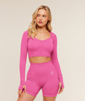 Vital Sweetheart Neck Crop Top