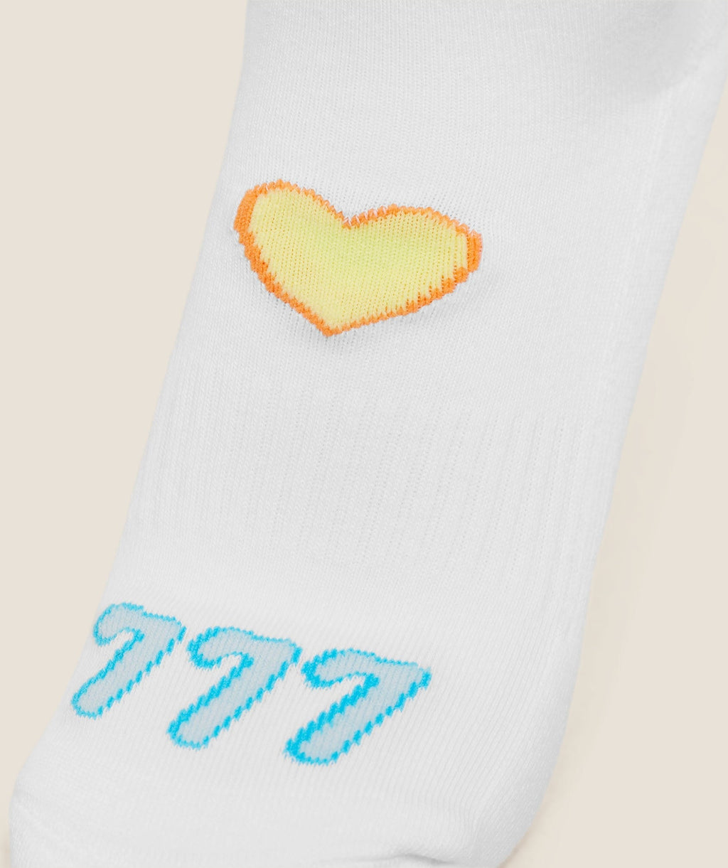 Lucky Graphic Crew Socks 3pk