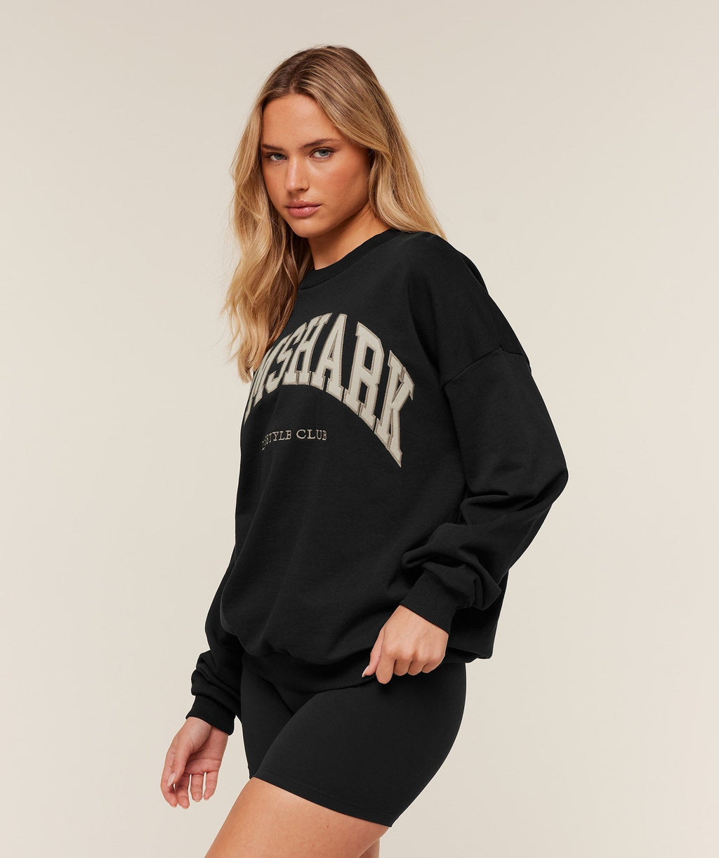 Collegiate Graphic Crew Neck Pullover