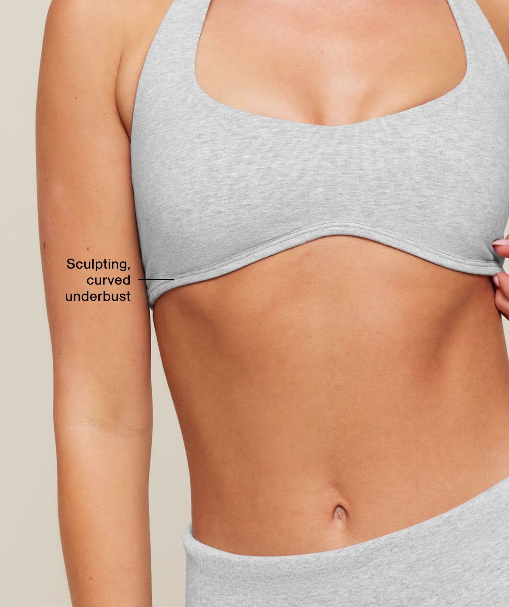 CottonMove™ Halterneck Sports Bra