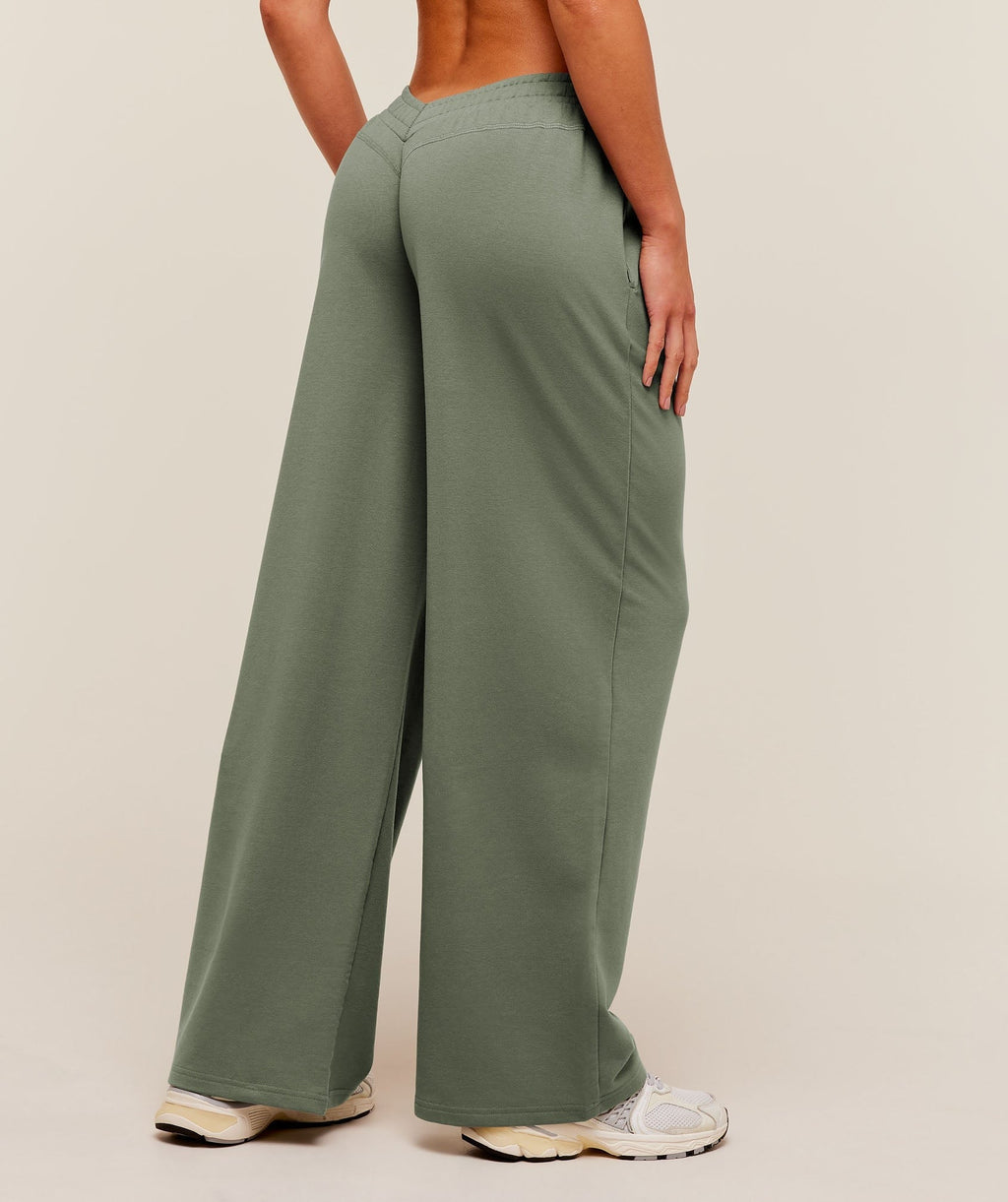 Lifting Dipped Waistband Pants