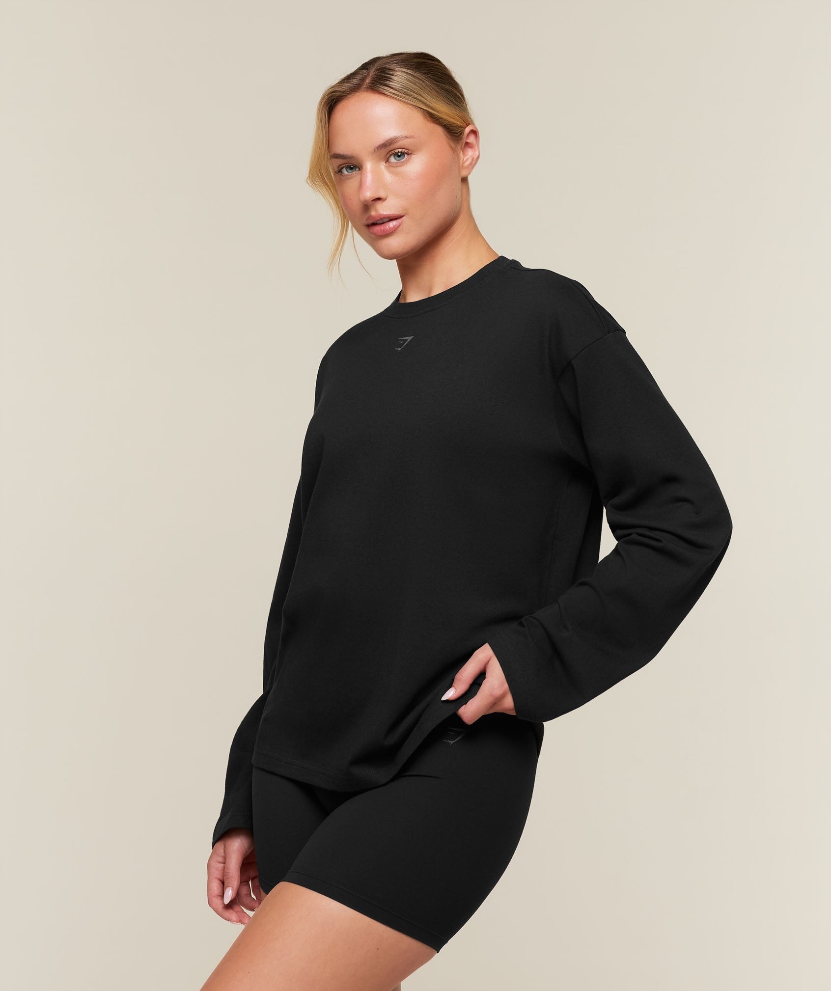 For The Ones Who Show Up Graphic Long Sleeve Top