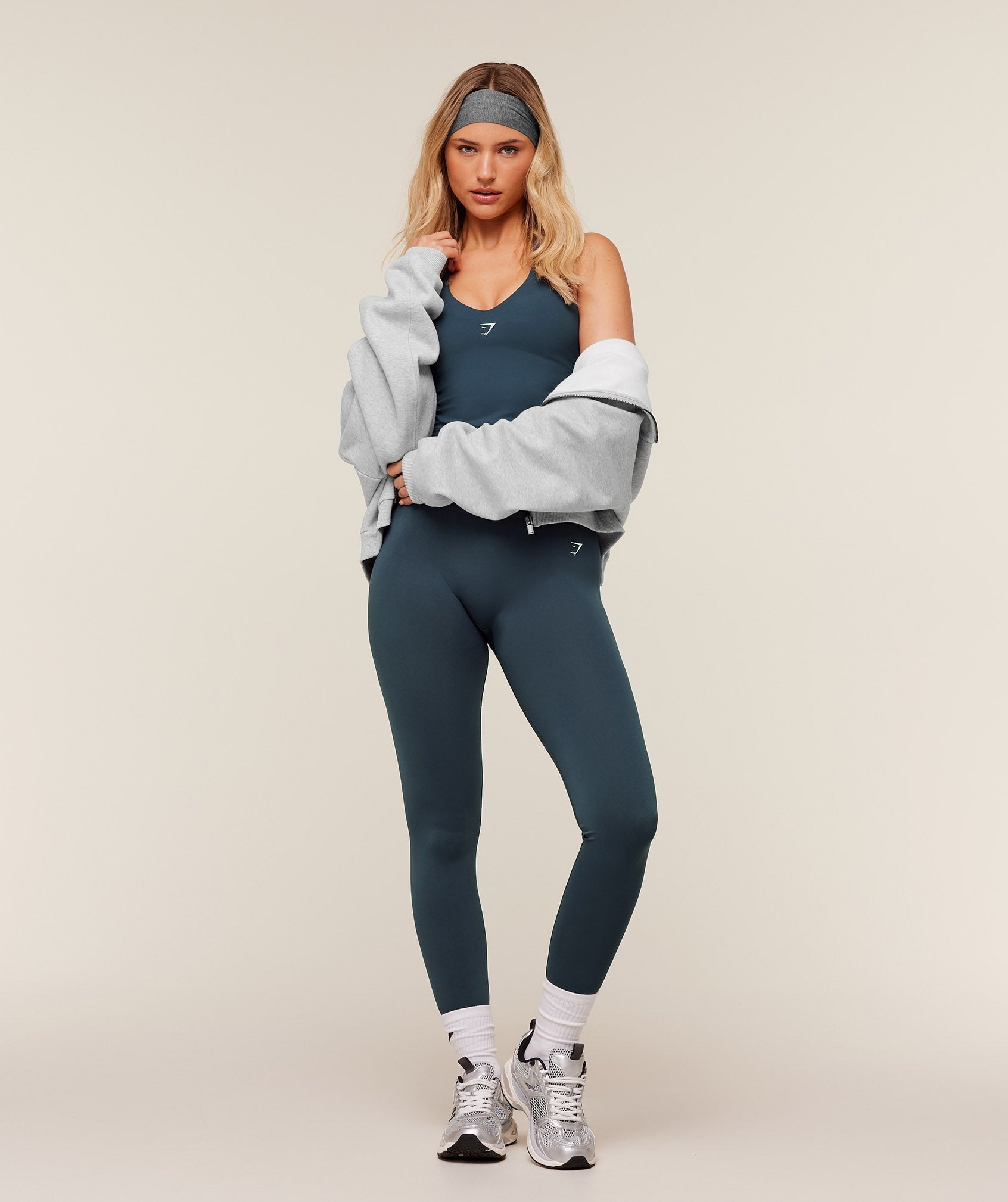 Halter Neck Cami with Shelf