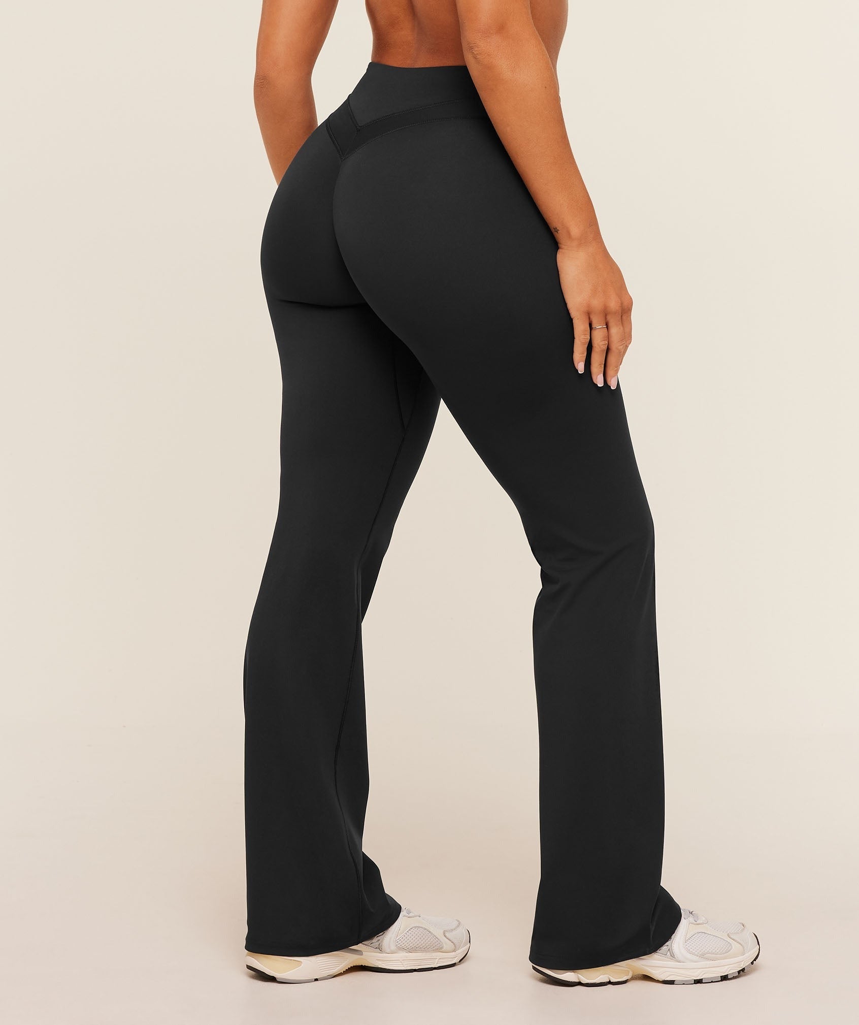 Whitney Mid-High Rise Flared Leggings