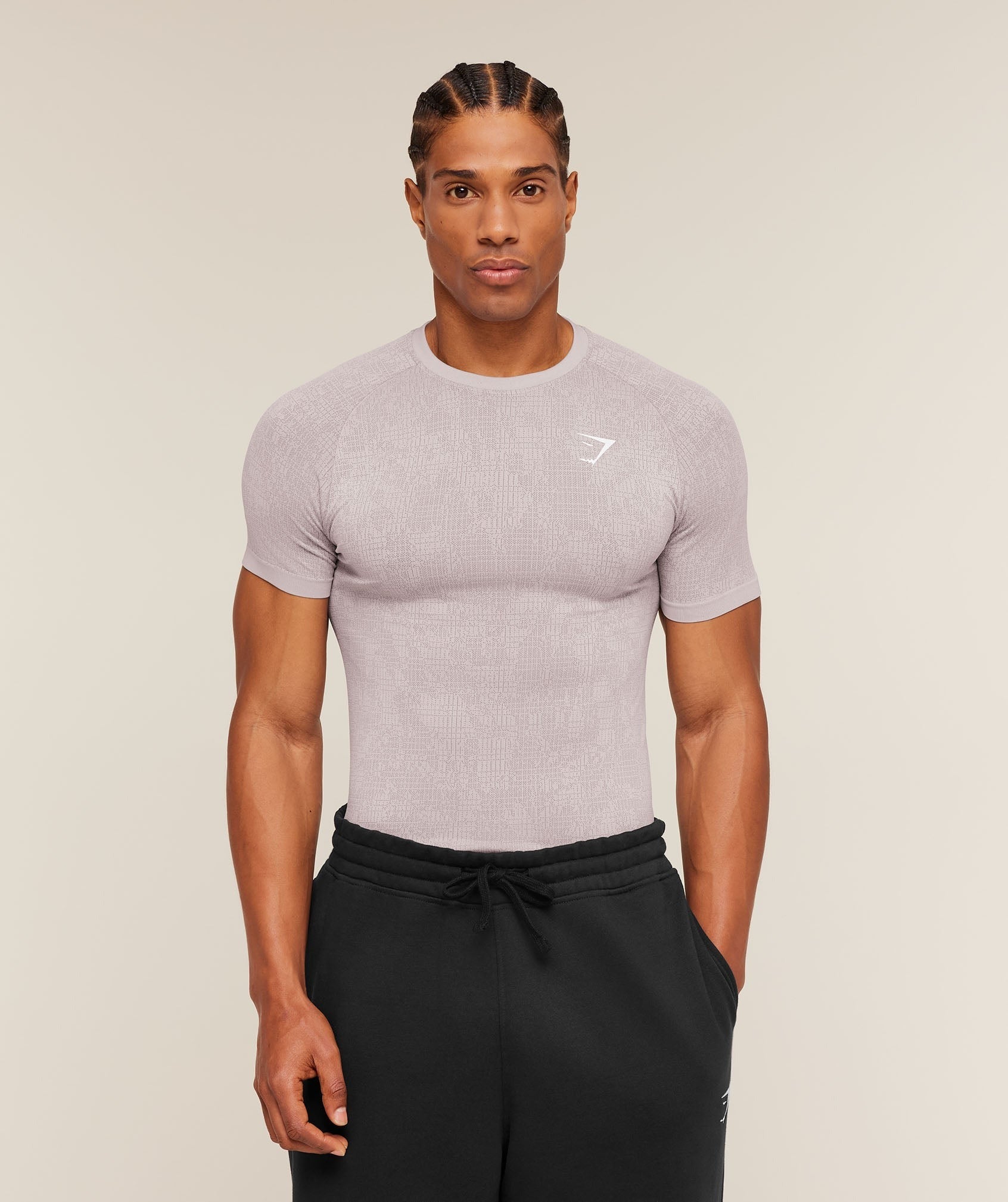 Geo Seamless Grid T-Shirt